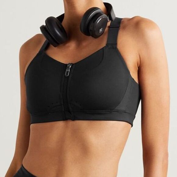 Nike Alpha mesh-trimmed Dri-FIT sports bra Size 46A-46B - Picture 4 of 9